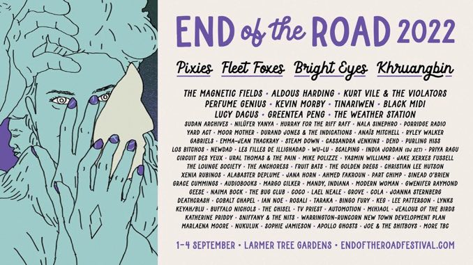 Alineación del Festival End of the Road 2022: Pixies, Fleet Foxes, Bright Eyes, Khruangbin para encabezar