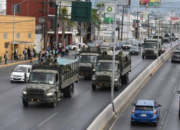 Ejército y Guardia Nacional patrullarán NL para contrarrestar homicidios
