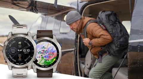 Garmin prepara un reloj inteligente con funcionalidades únicas para pilotos de avión
