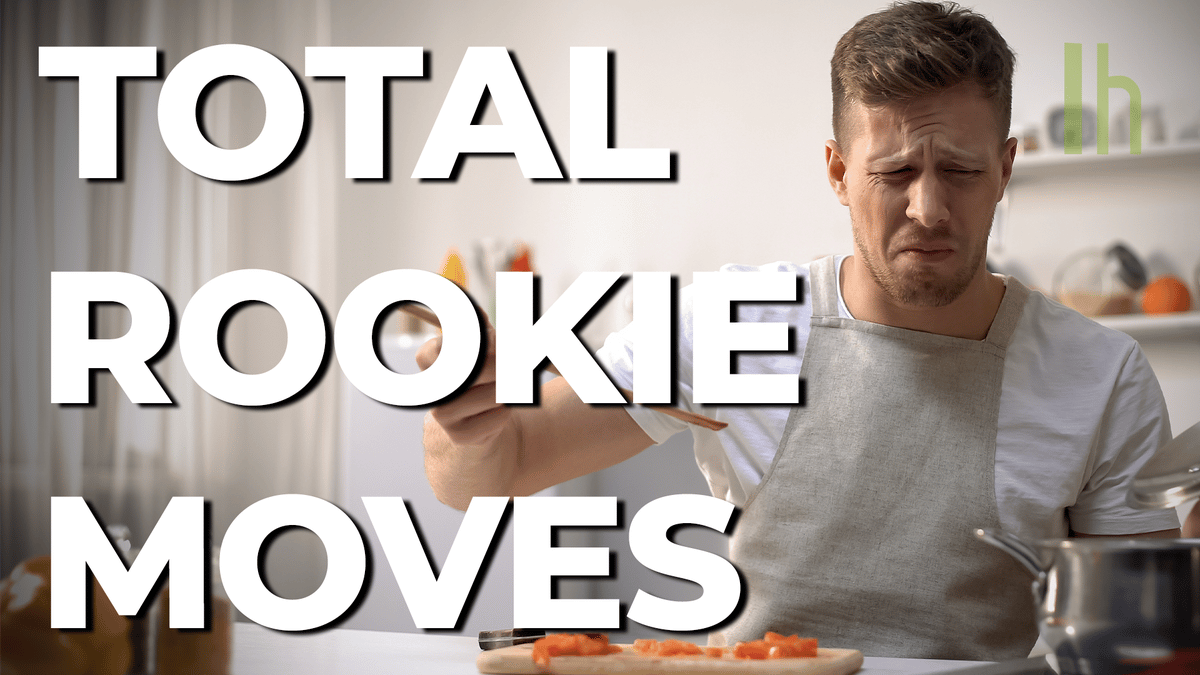 Cinco cosas que nunca debes hacer en la cocina