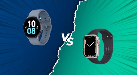 Apple Watch Serie 7 frente a Samsung Galaxy Watch 5
