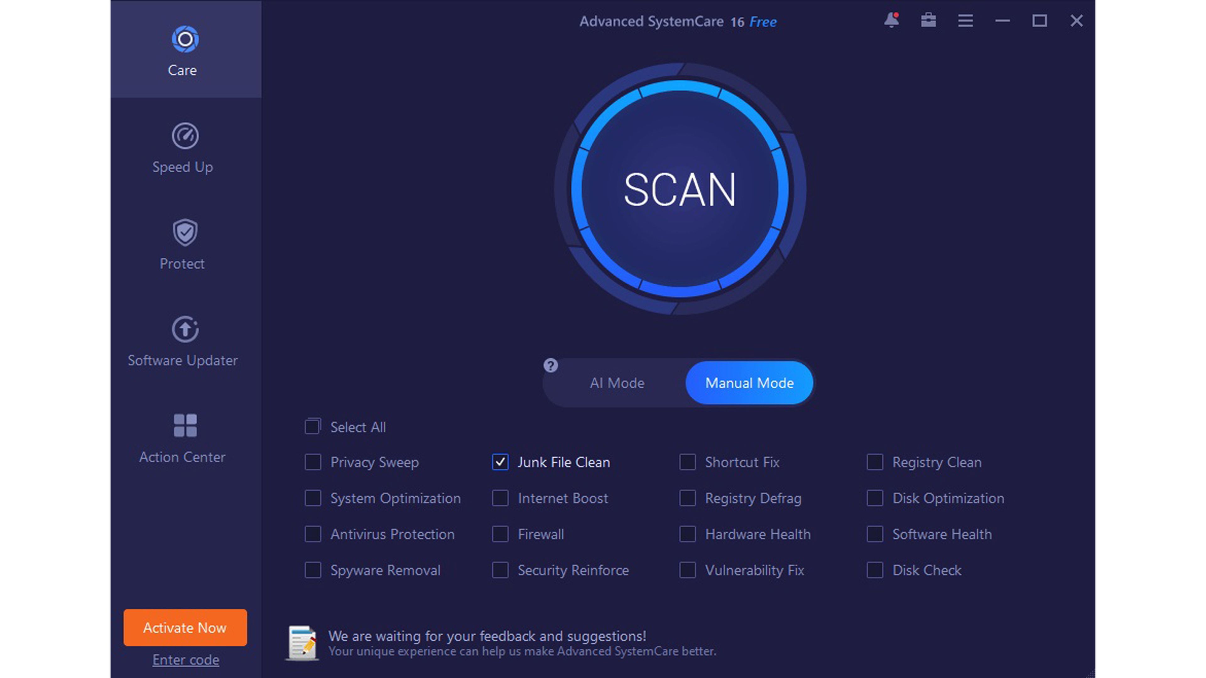 Cuidado avanzado del sistema IOBit