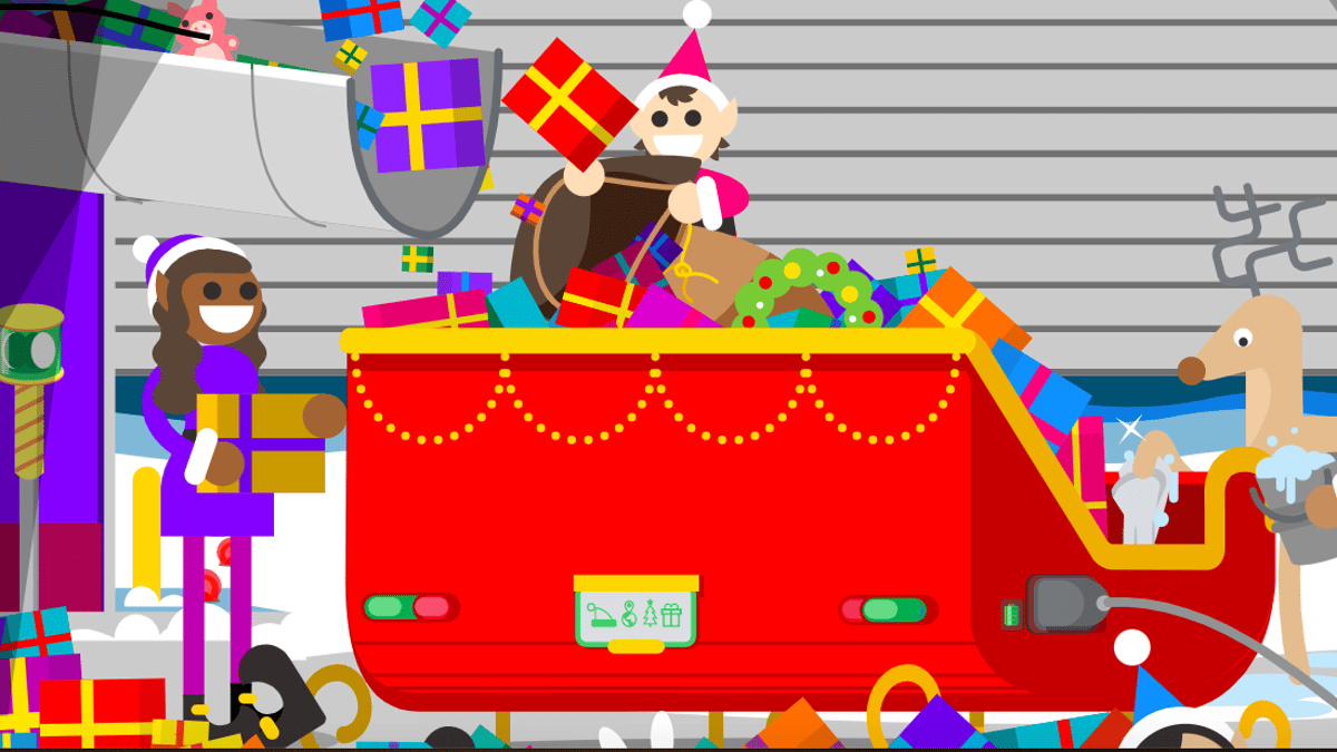 Sienta a tus hijos frente a este rastreador de Papá Noel gratuito