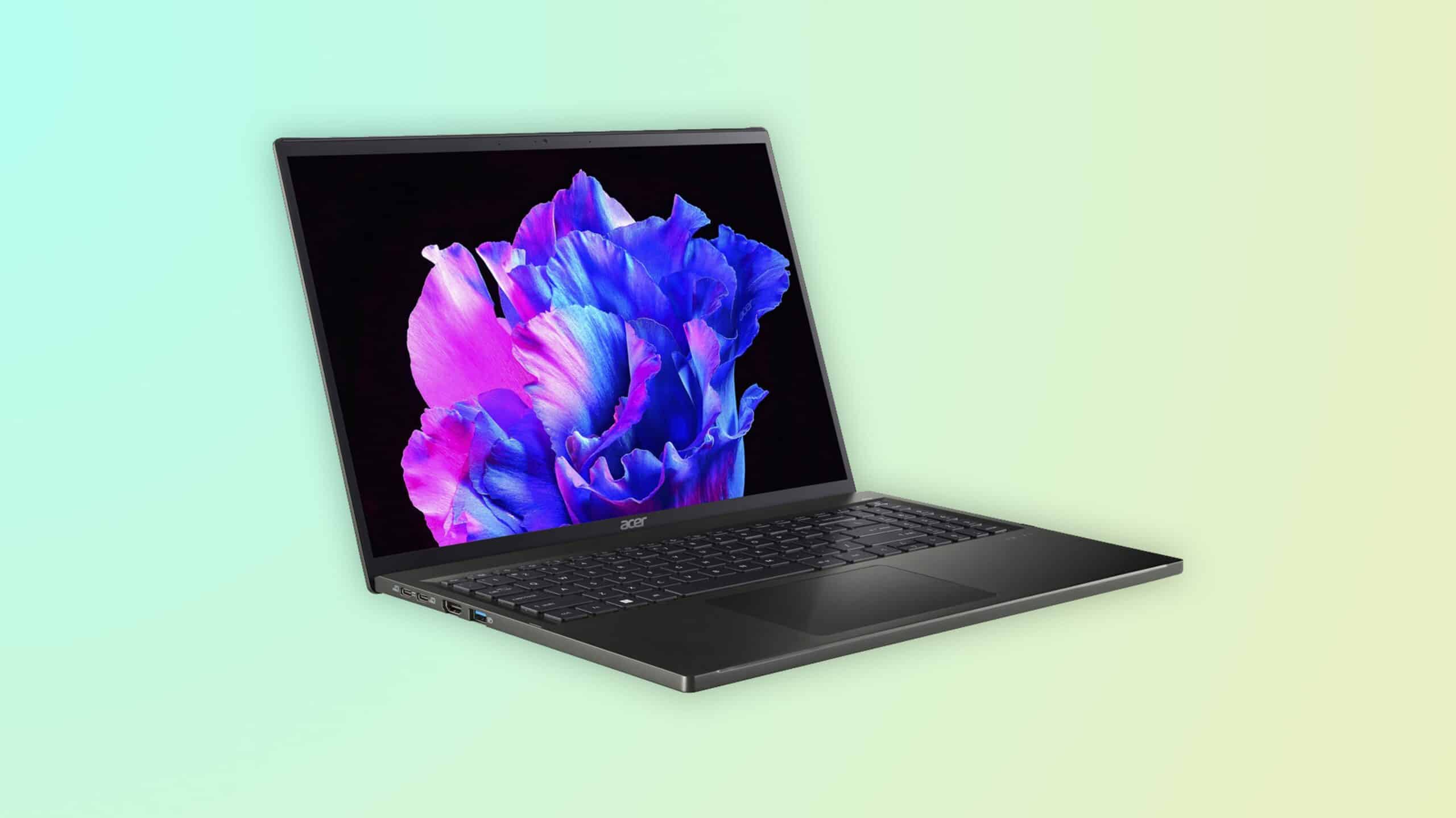 La nueva computadora portátil Swift Edge 16 de Acer es delgada y tiene Wi-Fi 7