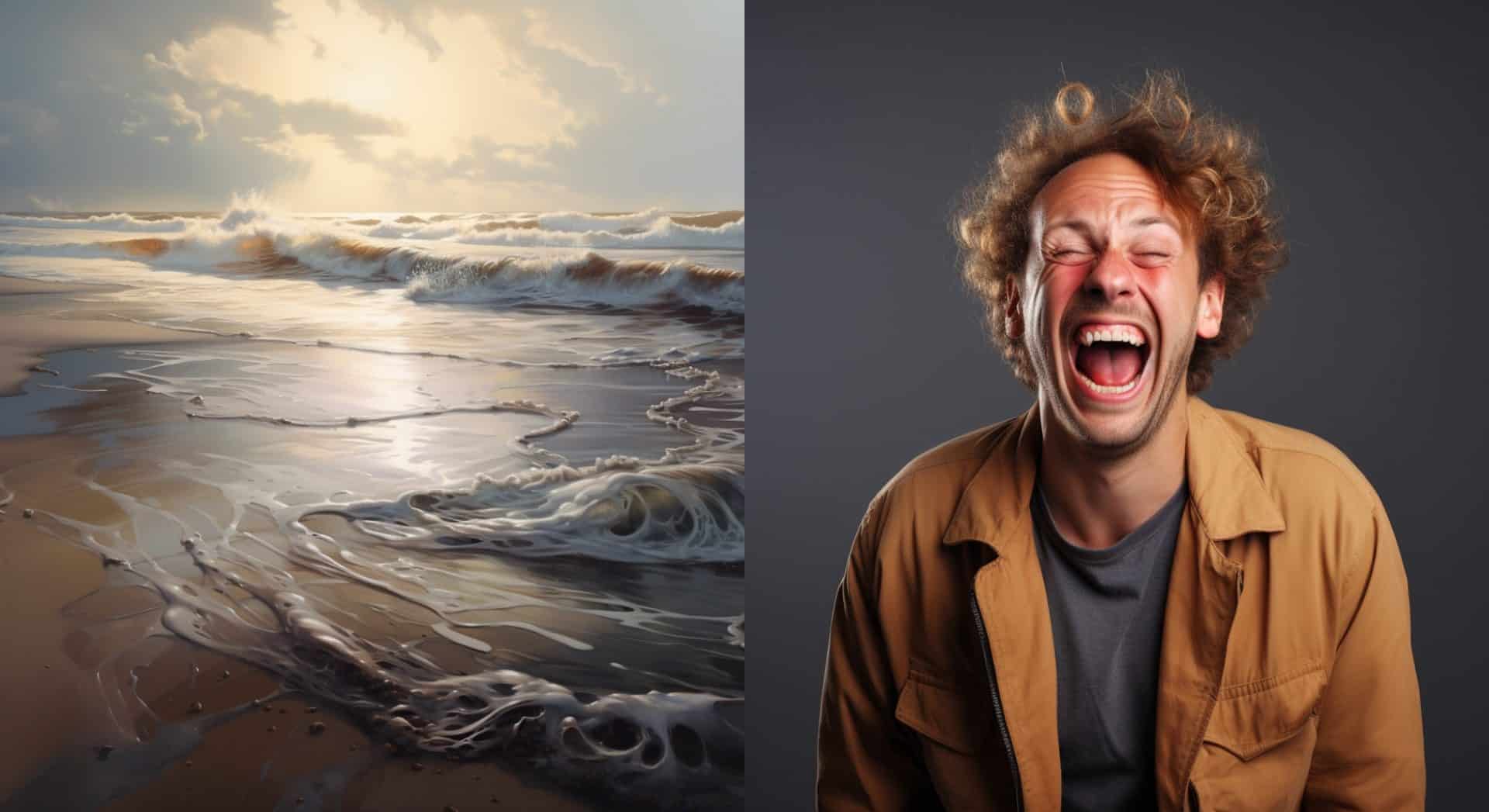 Why was the sand wet? Stupid joke will make the whole family chuckle