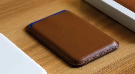 magsafe tarjetero piel apple