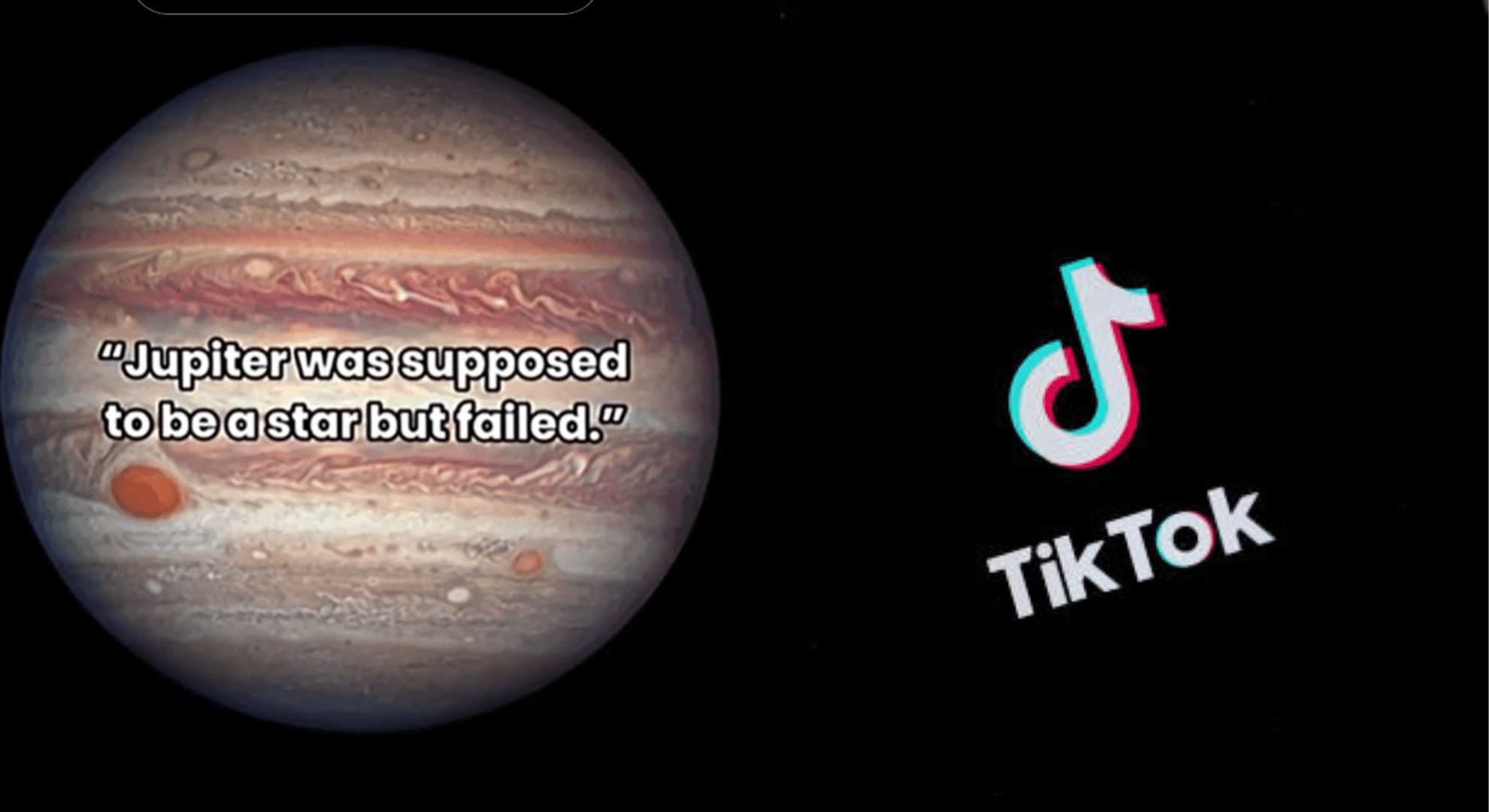 ‘Jupiter was supposed to be a star but it failed’ trend is inspired by an actual scientific lingo