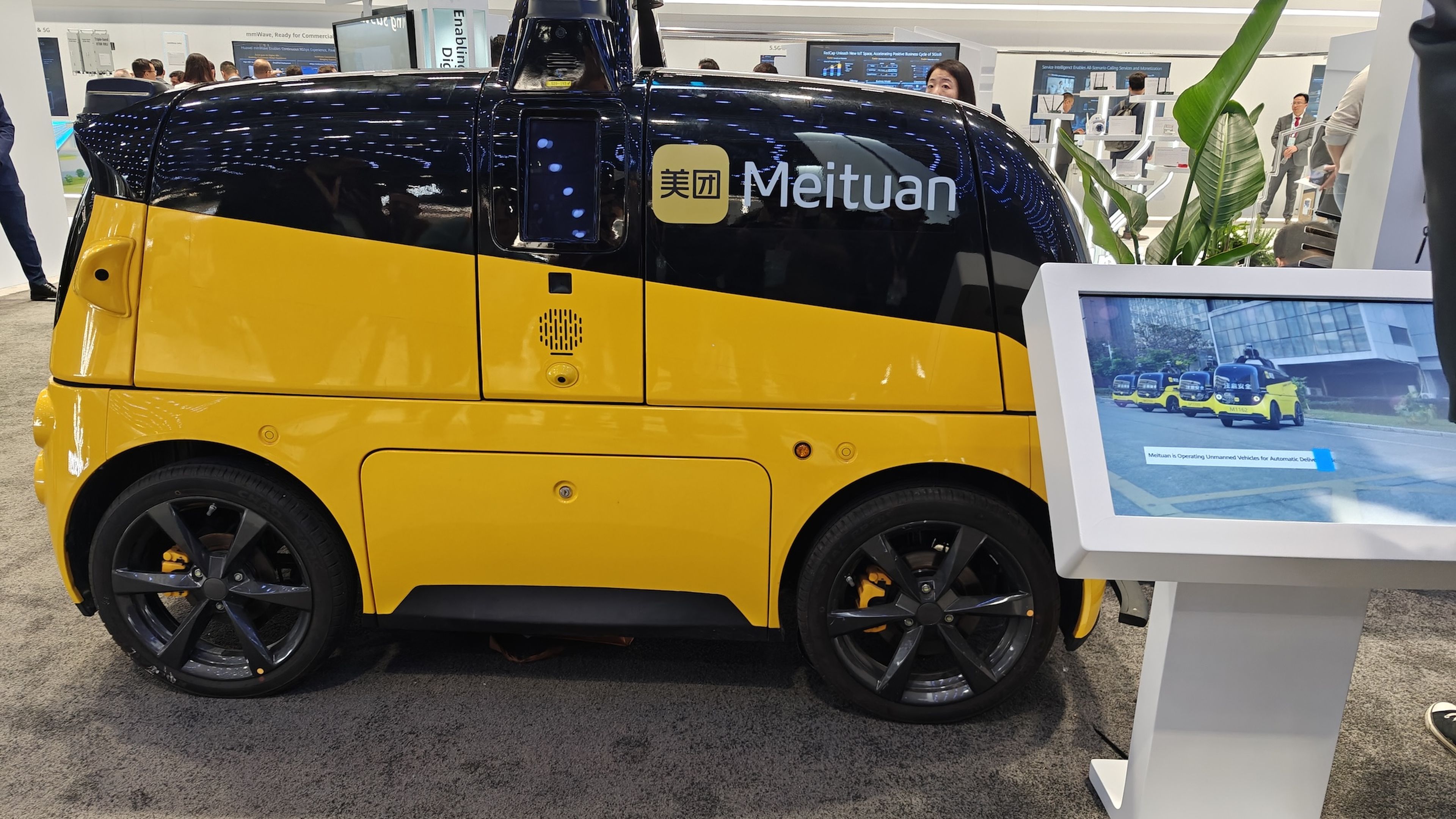 Coche repartidor de Meituan